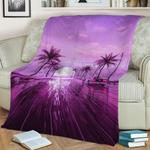 sunset blvd fleece throw blanket 0