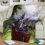 the bankless warrior fleece throw blanket 0