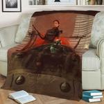 the book of boba fett fleece throw blanket 0
