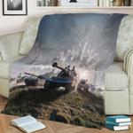 the cavalry fleece throw blanket 0