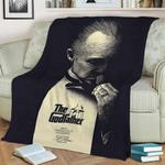 the godfather poster 3 fleece throw blanket 0