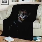 the joker by greg capullo fleece throw blanket 0