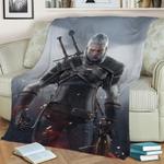 the witcher fleece throw blanket 0