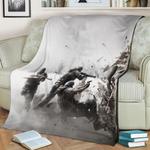 tom clancys rss terrorist fleece throw blanket 0