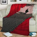 twin peaks fleece throw blanket 0