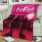tyler and marla art print fleece throw blanket 0