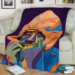 tyler the creator pop art fleece throw blanket 0