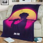 vagabond in retro fleece throw blanket 0