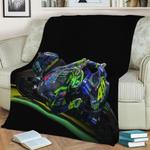 valentino rossi 2019 fleece throw blanket 0