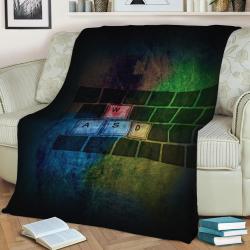 Windows Gaming Artwork Fleece Throw Blanket Meaningful Gift For Halloween Christmas