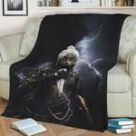 wraith the best poster fleece throw blanket 0