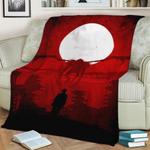 yagami is kira fleece throw blanket 0