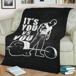 you vs you fleece throw blanket 0