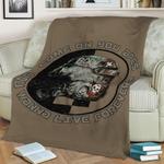 you wanna live forever fleece throw blanket 0