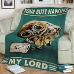 your butt napkins my lord fleece throw blanket 0
