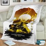 zenitsu agatsuma fleece throw blanket 0