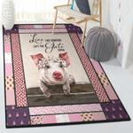 agricultural indoor outdoor rugs farmer pig rug