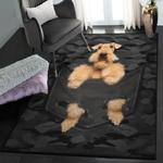 airedale terrier dog modern rugs airedale terrier dog pocket gs cl rug