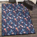axolotls bedroom rugs axolotl blue pattern rug
