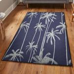beach vacation area rugs for living room palm tree pattern print design rug