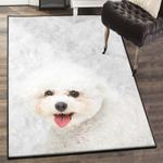 bichon frise dog non shedding area rug bichon frise 1250 rug