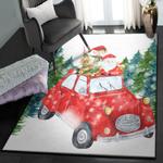 christmas indoor outdoor carpet christmas red truck rug