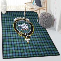 Civilization Washable Rugs, Galbraith Ancient Tartan Clan Badge Rug