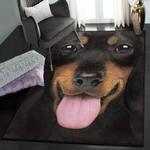 dachshund modern area rugs big face dachshund puppy rug