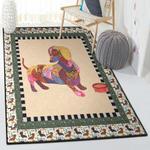 dachshund puppies area rugs dachshund dog colorful gs cl rug