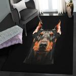 doberman area rugs for living room doberman gs cl rug
