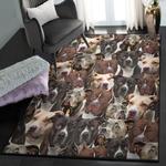 dogs dining room rug american pit bull terrier rug