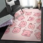 domestic pig indoor outdoor carpet pink cute pig rug