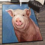 domestic pig outdoor carpet pig rug