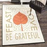 falling leaves art deco rug happy fall rug