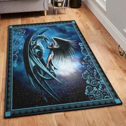 Fantasy Animal Washable Area Rugs, Dragon Rug