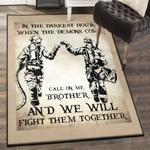firefighter gift art deco rug fireman in the darkest hour rug