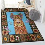 floral kitchen rugs floral llama rug