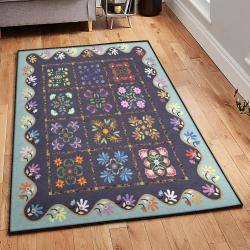 Flower Bouquet Bedroom Rugs, Flower Rug