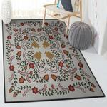 flower garden bedroom rugs flower pots rug