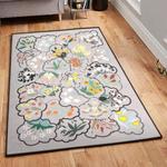 flower garden indoor outdoor rugs flowers rug