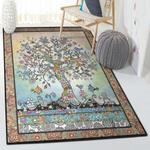 Forest Area Rugs For Living Room, Flourish Tree Of Life Blooming In Spring Rug
