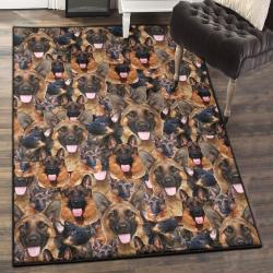 German Shepherd Dog Carpets For Living Room, German Shepherd Rug