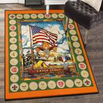 gift for scout art deco rug eagle scout rug