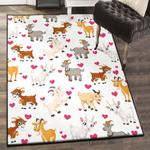 goat large living room rugs goat rug