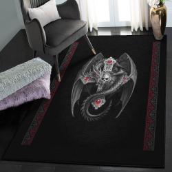 Gothic Style Modern Area Rugs, Gothic Dragon GS CL Rug