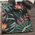 green large area rugs hawaiian tropical plants rug