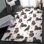 heart icon modern area rugs valentines day rottweiler heart gs cl rug