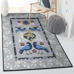 helianthus kitchen rugs bird and sunflower rug
