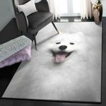 herding dogs art deco rug samoyed 1244 rug