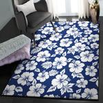 hibiscus kitchen rugs white blue hibiscus floral gs cl rug